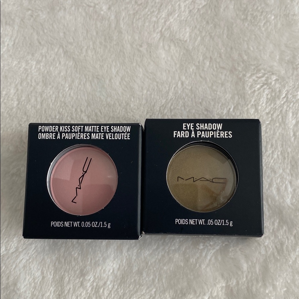 MAC Cosmetics Powder Kiss Soft Matte Eye Shadow Duo - Marsh Satin